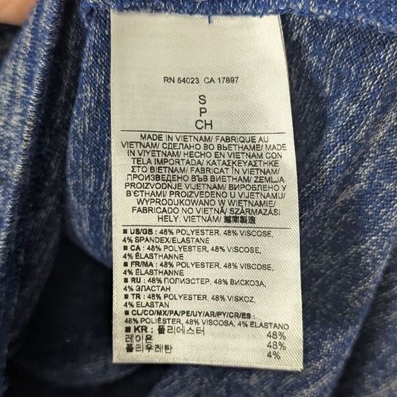 Banana Republic Blue Long Sleeve Tunic Top Women's Small - Picture 5 of 7